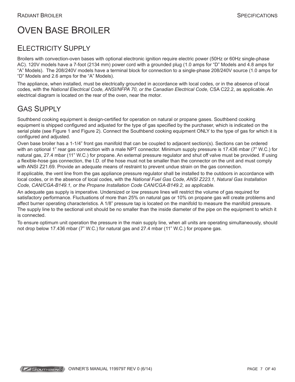 Roiler | Southbend P32D-3240 User Manual | Page 7 / 40