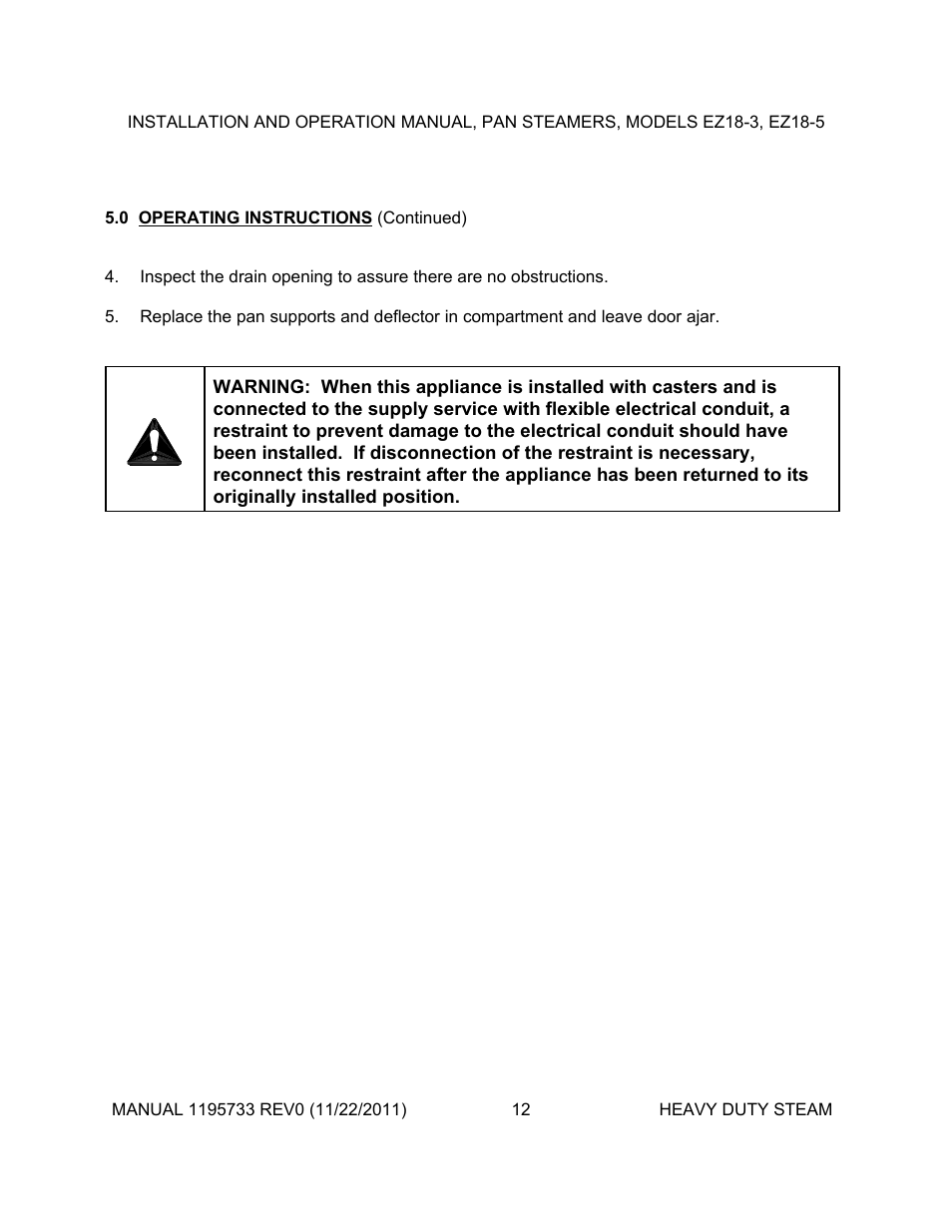 Southbend EZ18-5 User Manual | Page 11 / 25