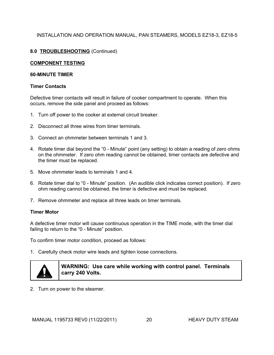 Southbend EZ18-5 User Manual | Page 19 / 25