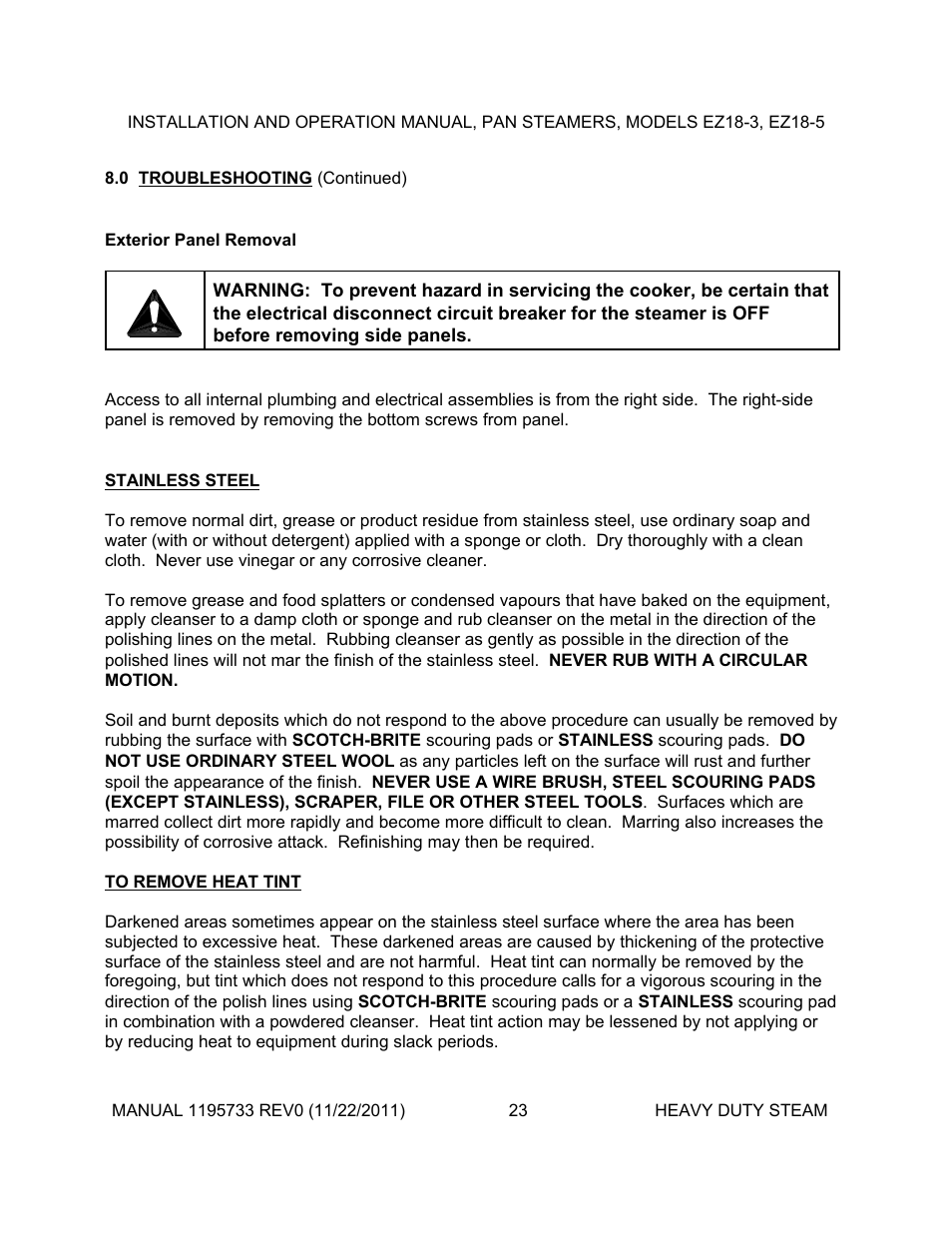 Southbend EZ18-5 User Manual | Page 22 / 25