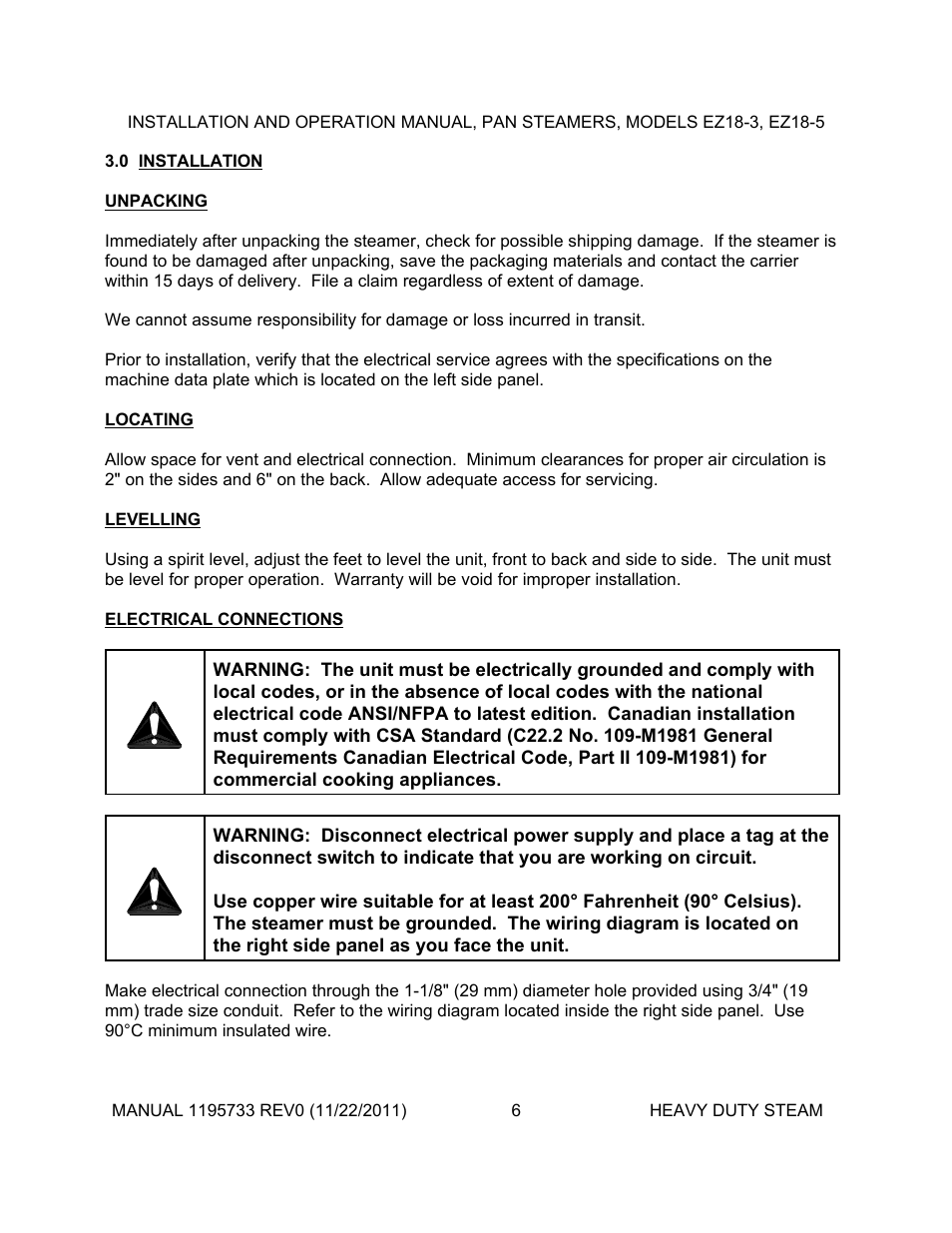 Southbend EZ18-5 User Manual | Page 5 / 25
