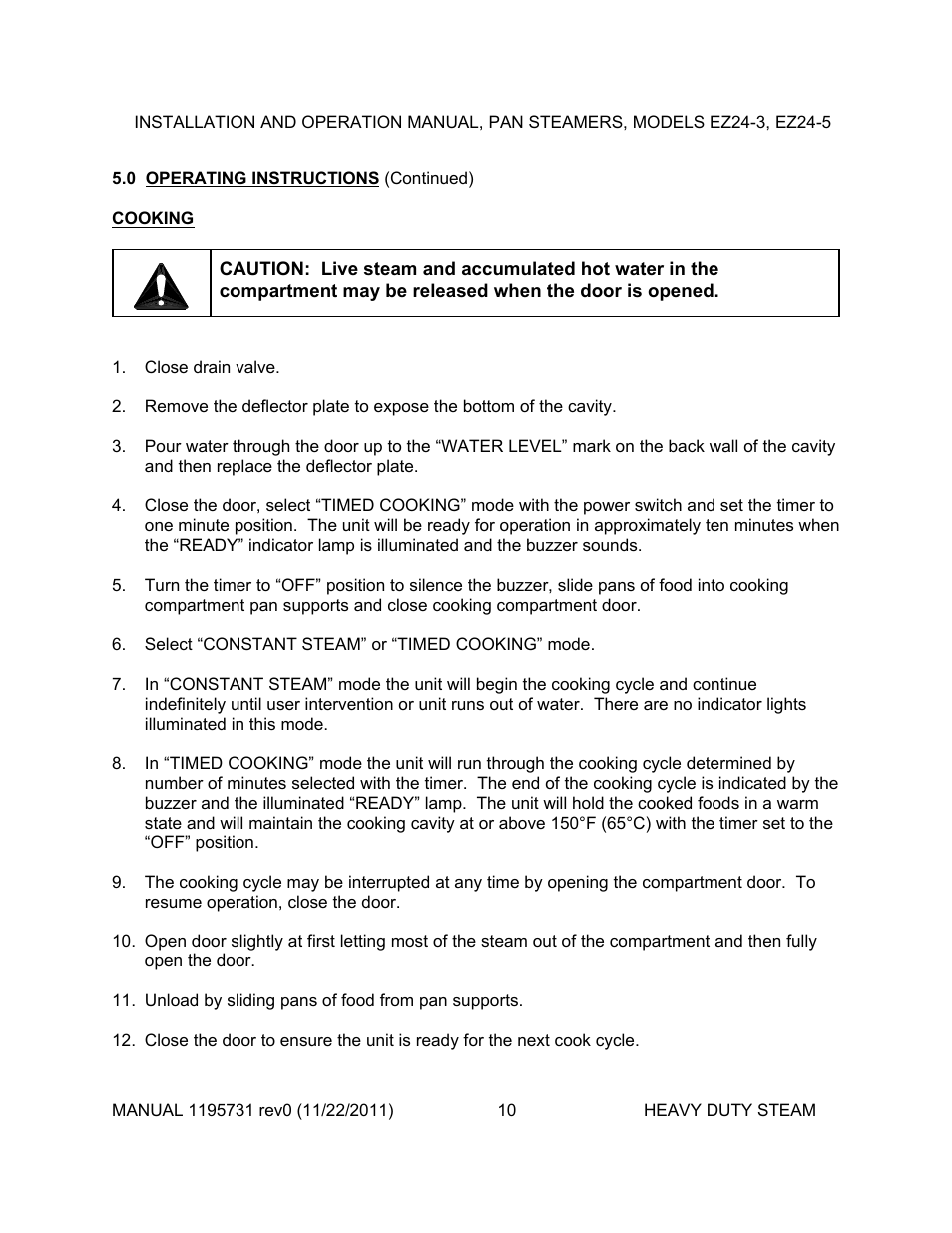 Southbend EZ24-5 User Manual | Page 10 / 27