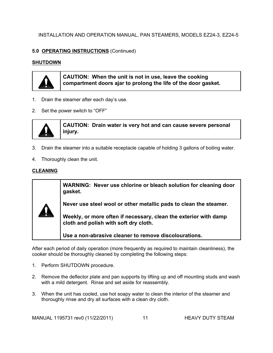 Southbend EZ24-5 User Manual | Page 11 / 27