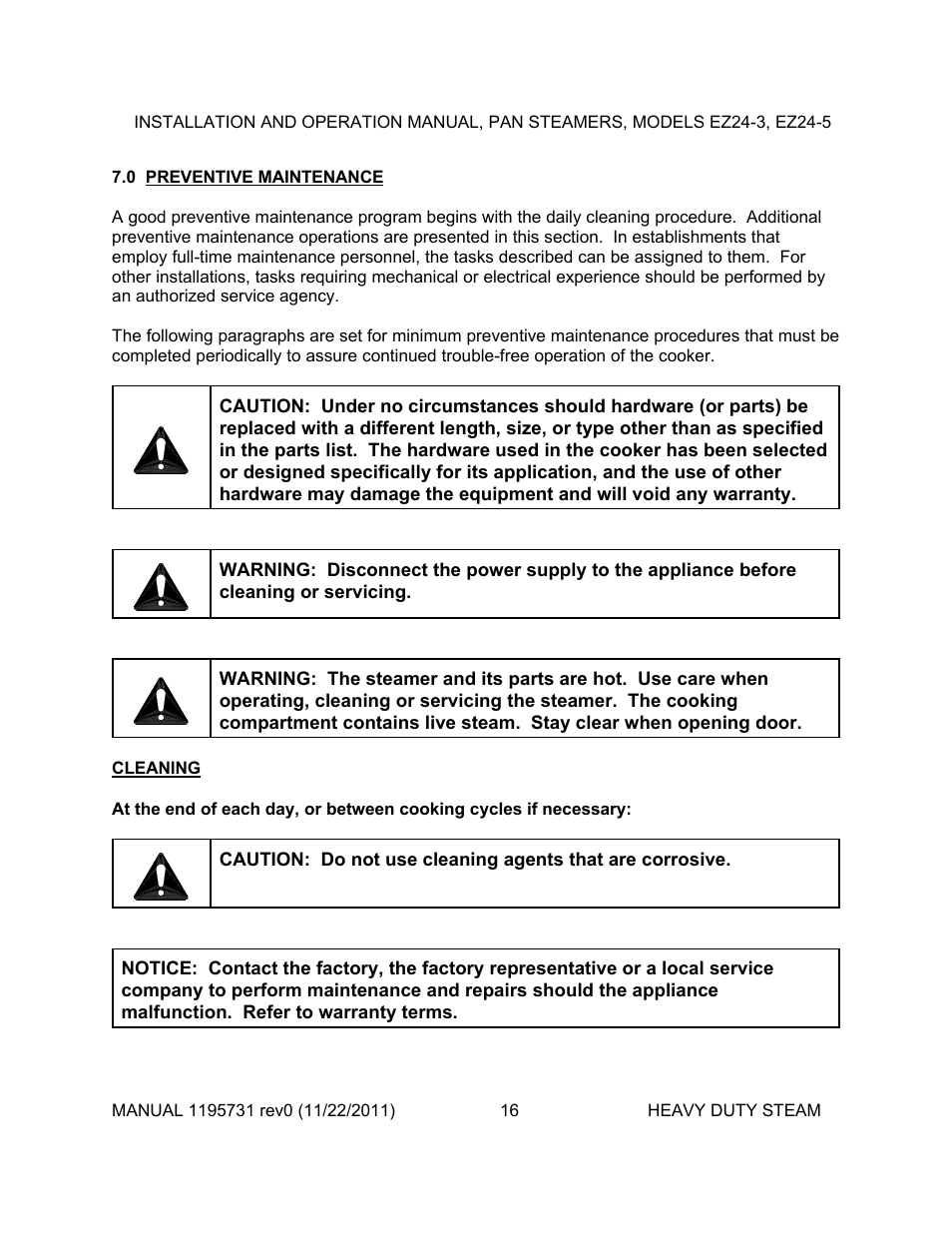 Southbend EZ24-5 User Manual | Page 16 / 27