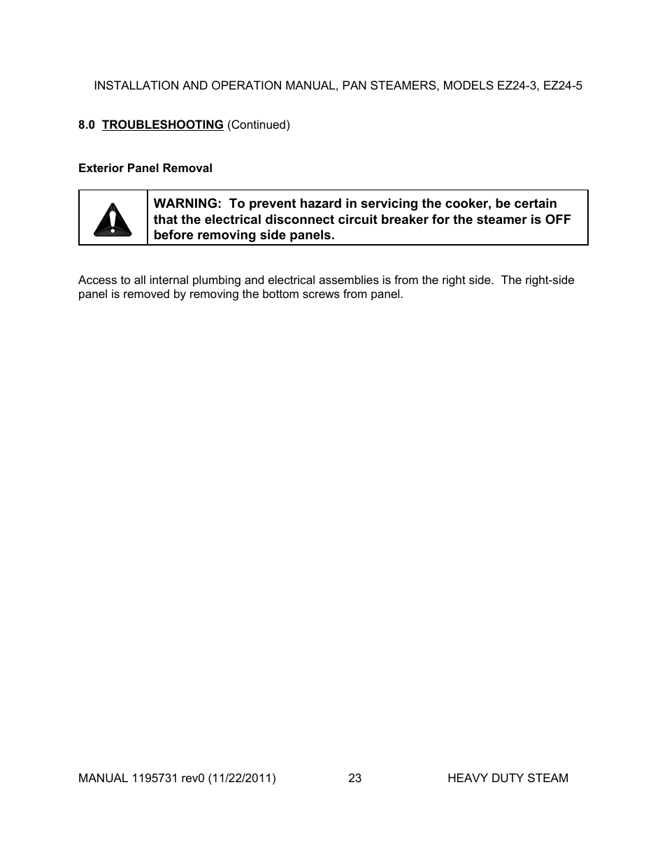Southbend EZ24-5 User Manual | Page 23 / 27