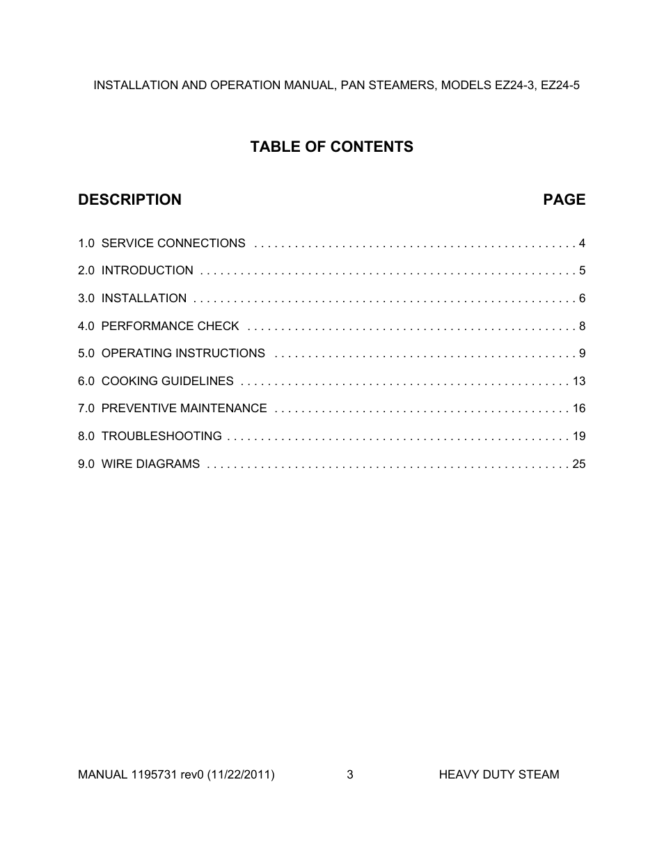 Southbend EZ24-5 User Manual | Page 3 / 27