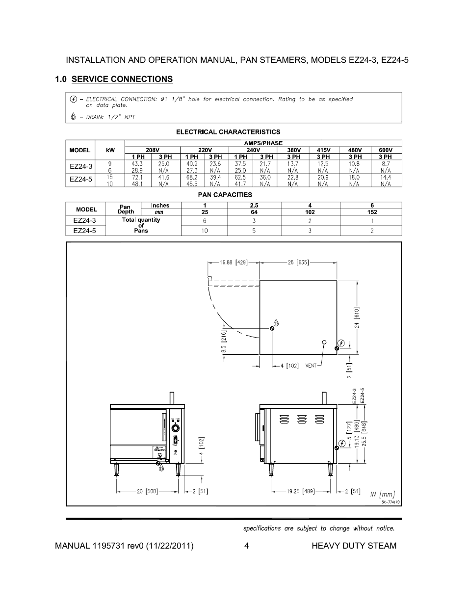 Southbend EZ24-5 User Manual | Page 4 / 27