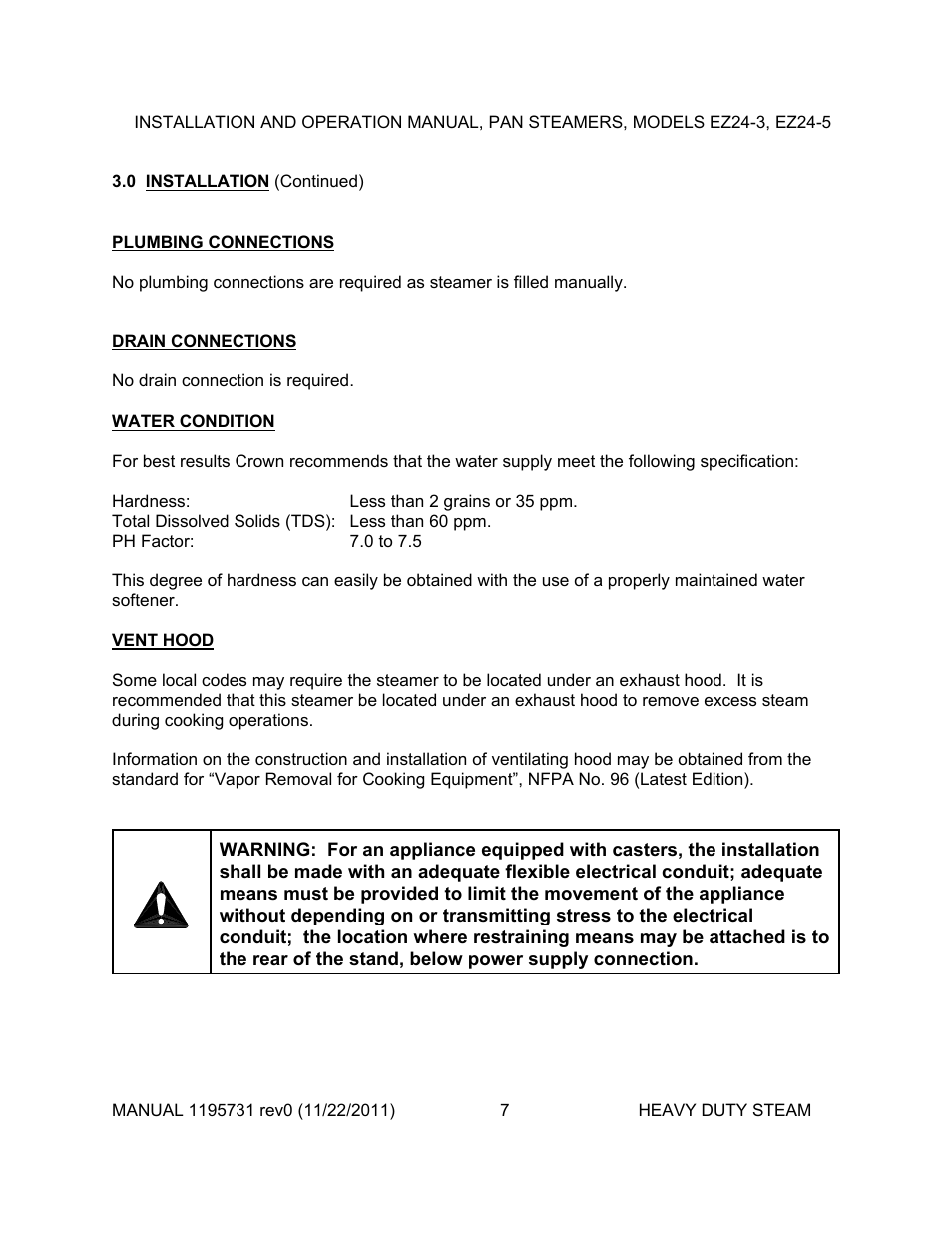 Southbend EZ24-5 User Manual | Page 7 / 27