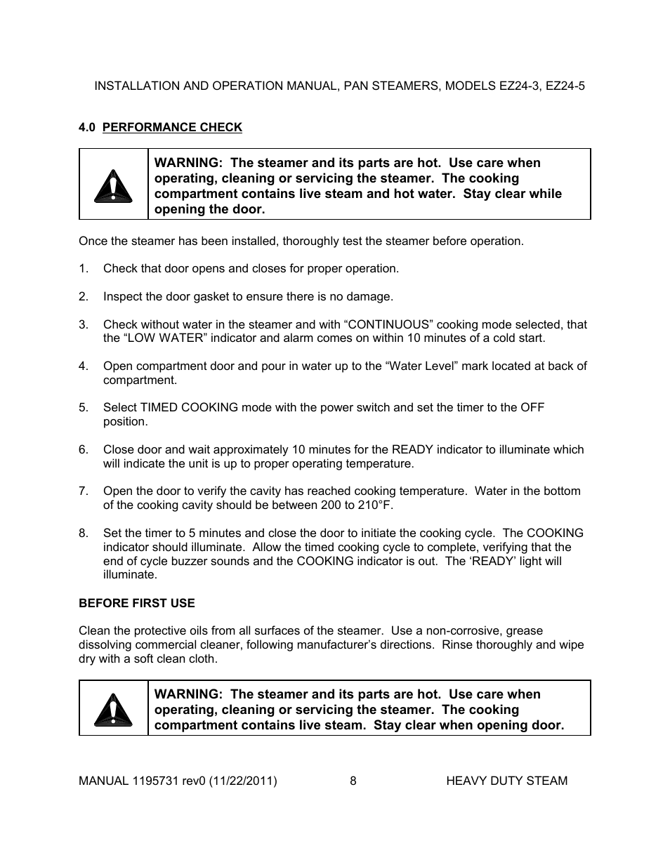 Southbend EZ24-5 User Manual | Page 8 / 27