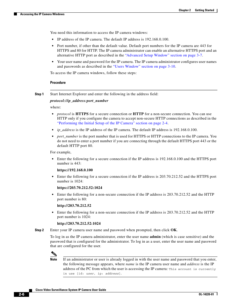 Cisco CIVS-IPC-2500 User Manual | Page 18 / 82