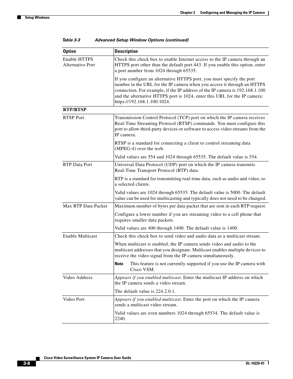 Cisco CIVS-IPC-2500 User Manual | Page 28 / 82