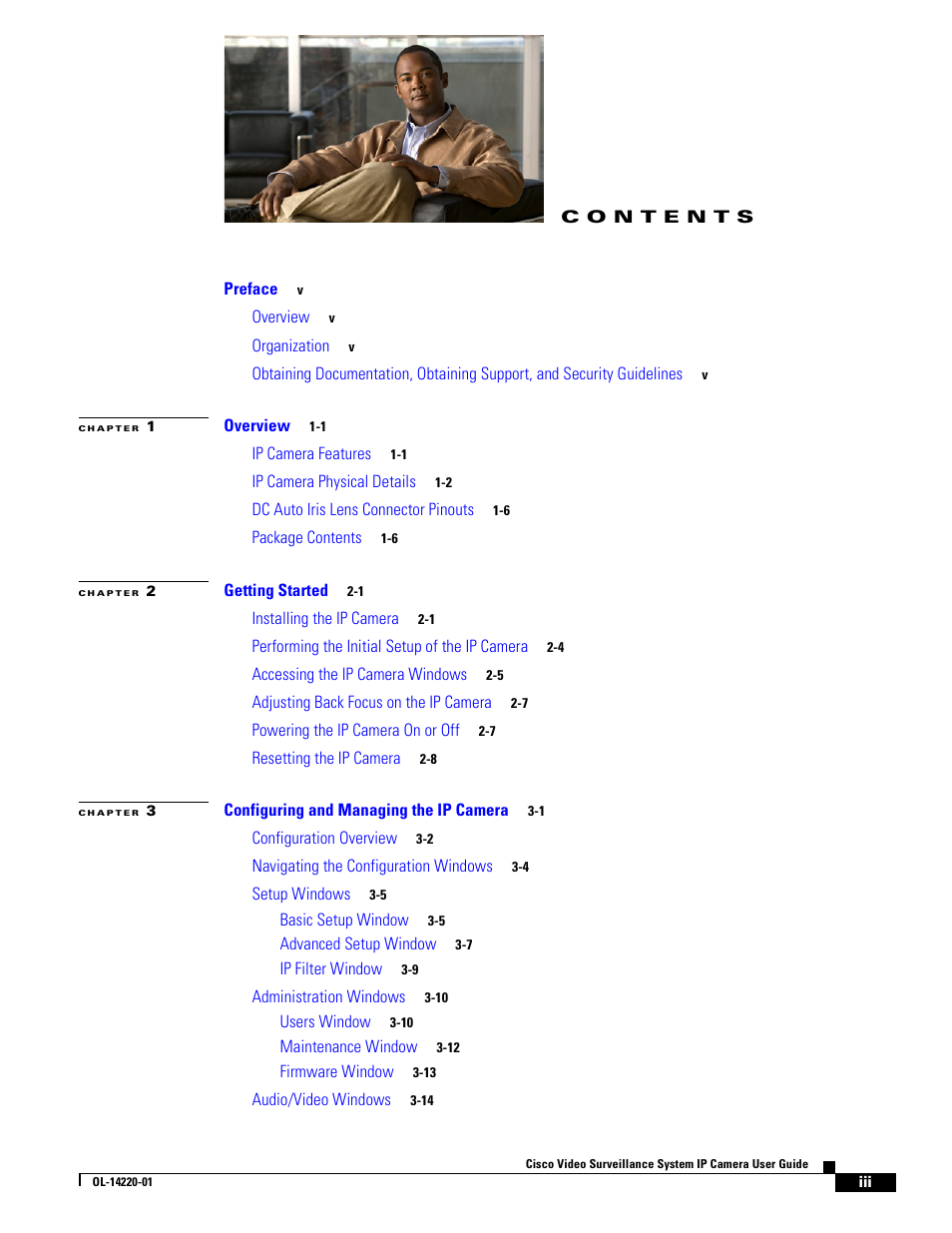 Cisco CIVS-IPC-2500 User Manual | Page 3 / 82