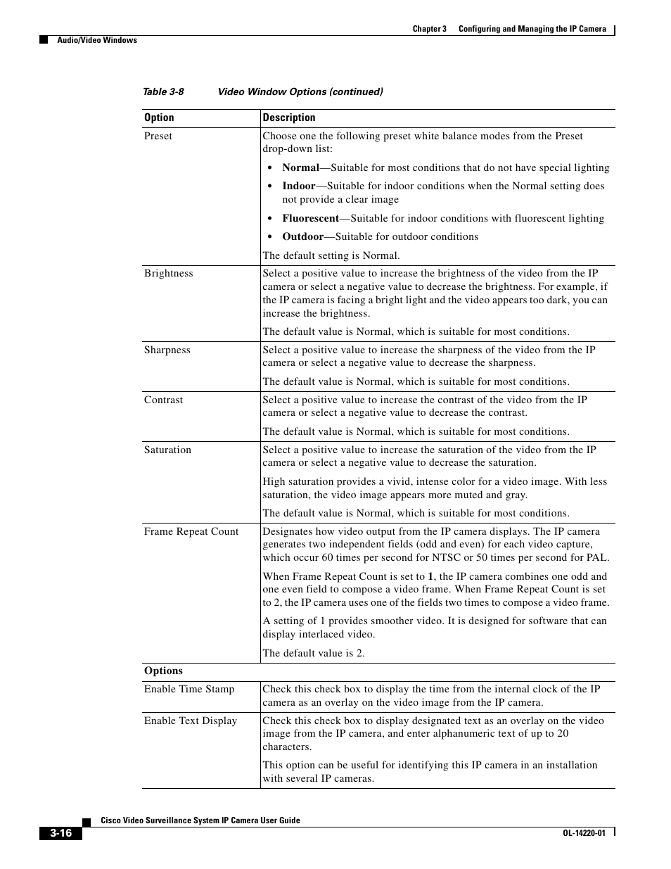 Cisco CIVS-IPC-2500 User Manual | Page 36 / 82
