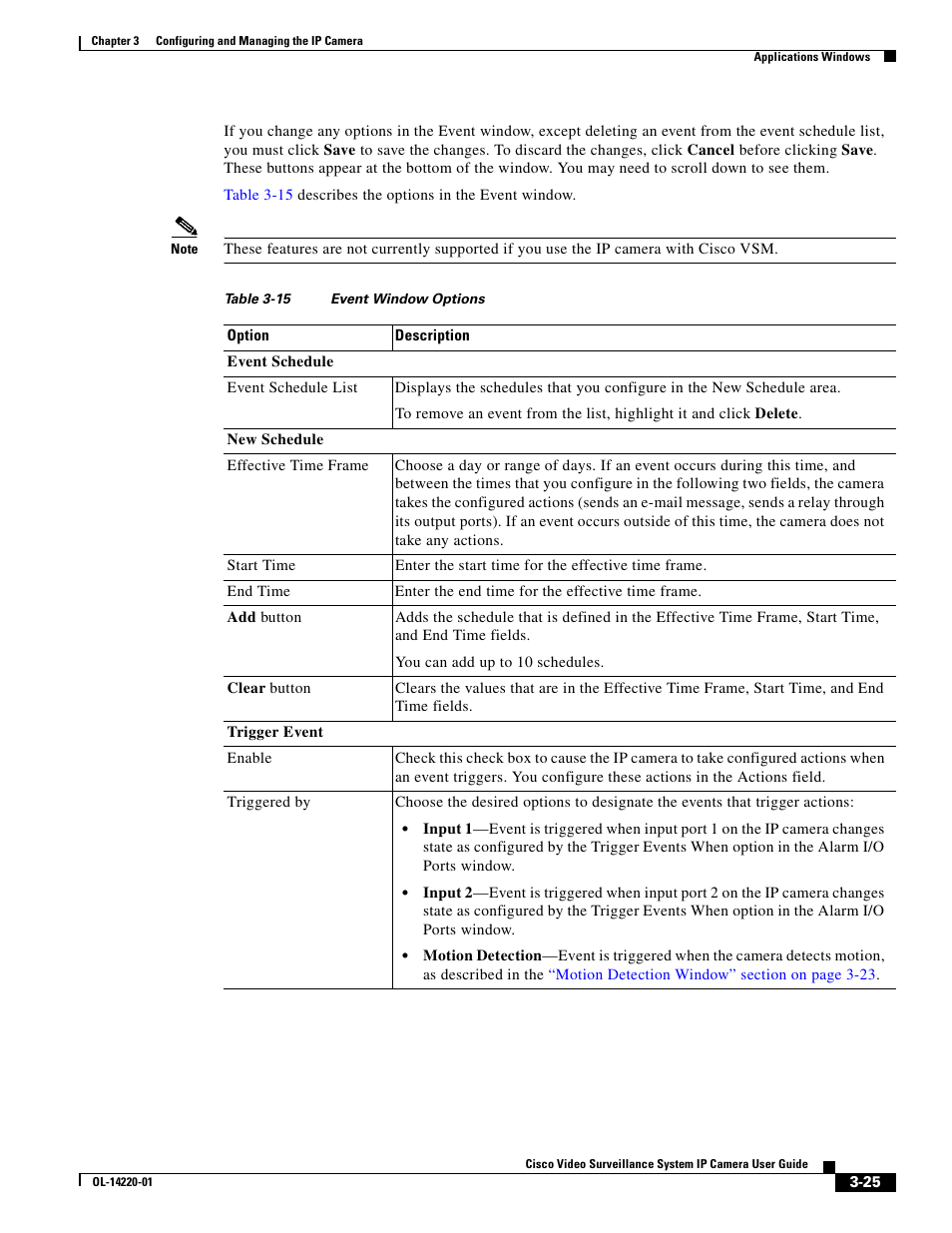 Cisco CIVS-IPC-2500 User Manual | Page 45 / 82