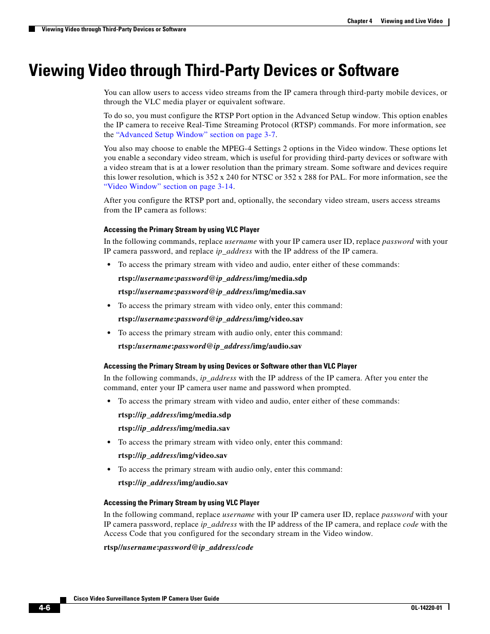 Cisco CIVS-IPC-2500 User Manual | Page 64 / 82