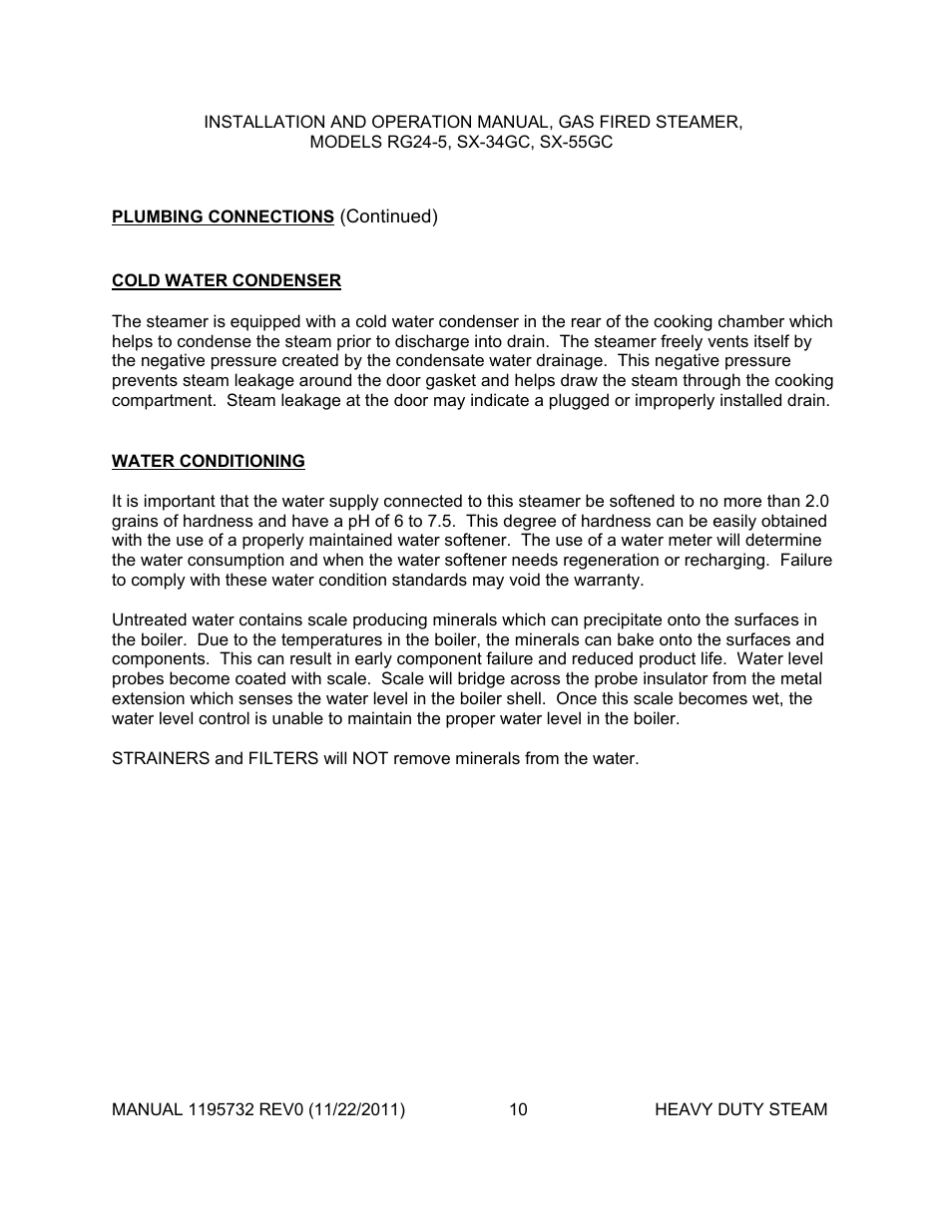 Southbend SX-55GC User Manual | Page 10 / 21
