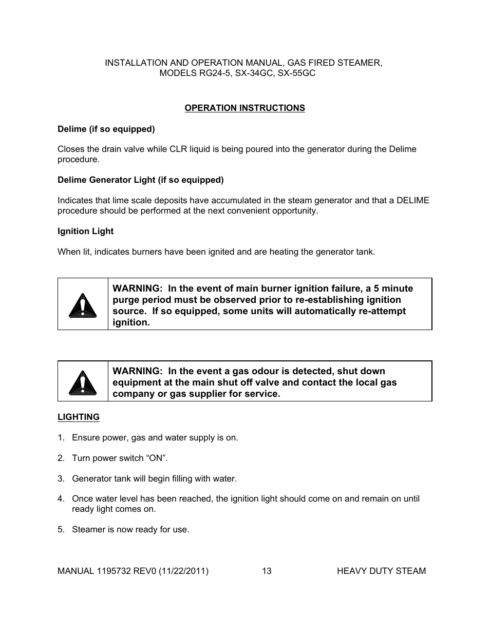 Southbend SX-55GC User Manual | Page 13 / 21