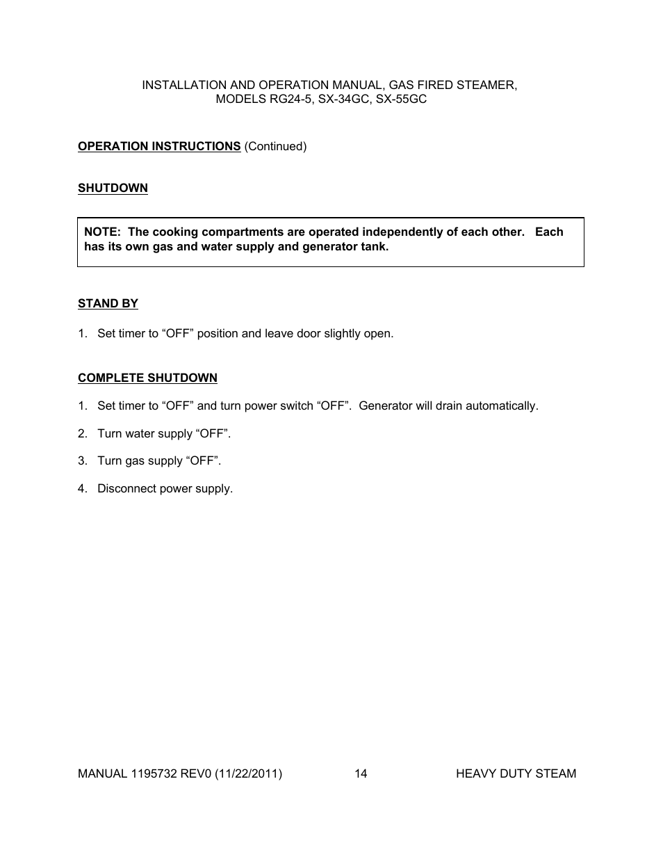 Southbend SX-55GC User Manual | Page 14 / 21