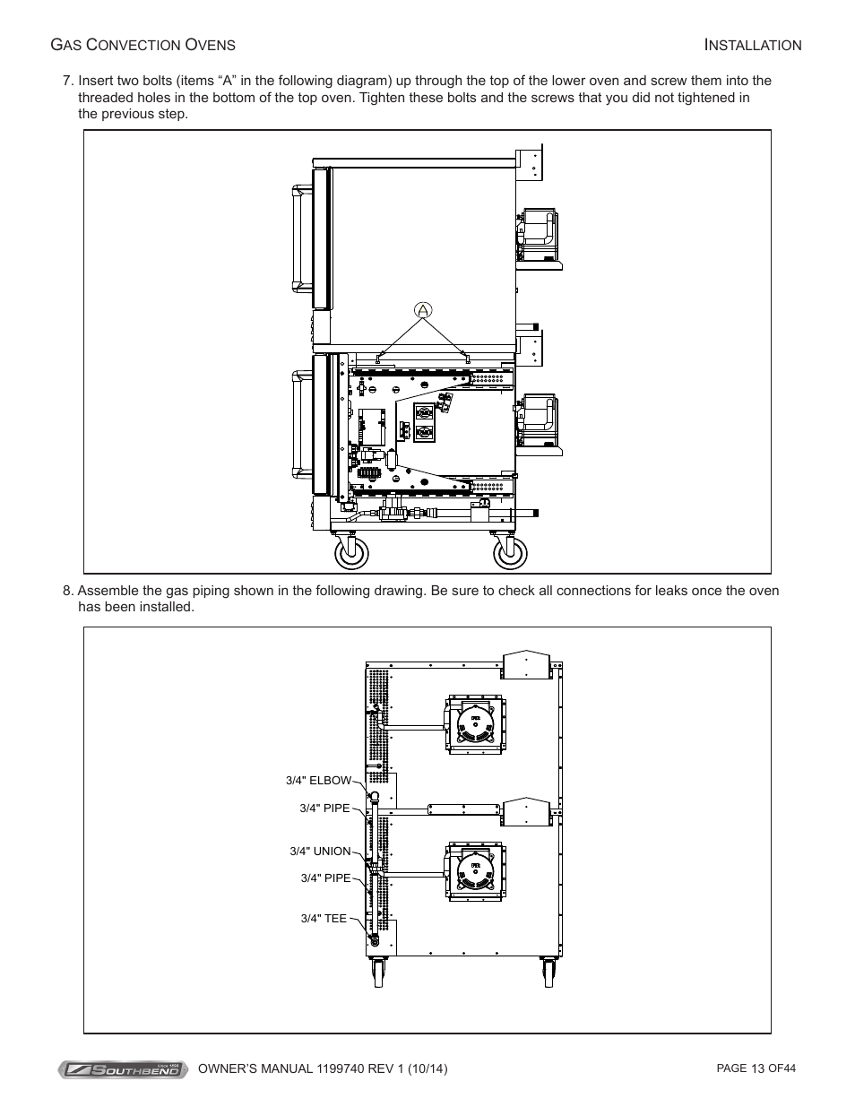 Southbend SL-Series User Manual | Page 13 / 44