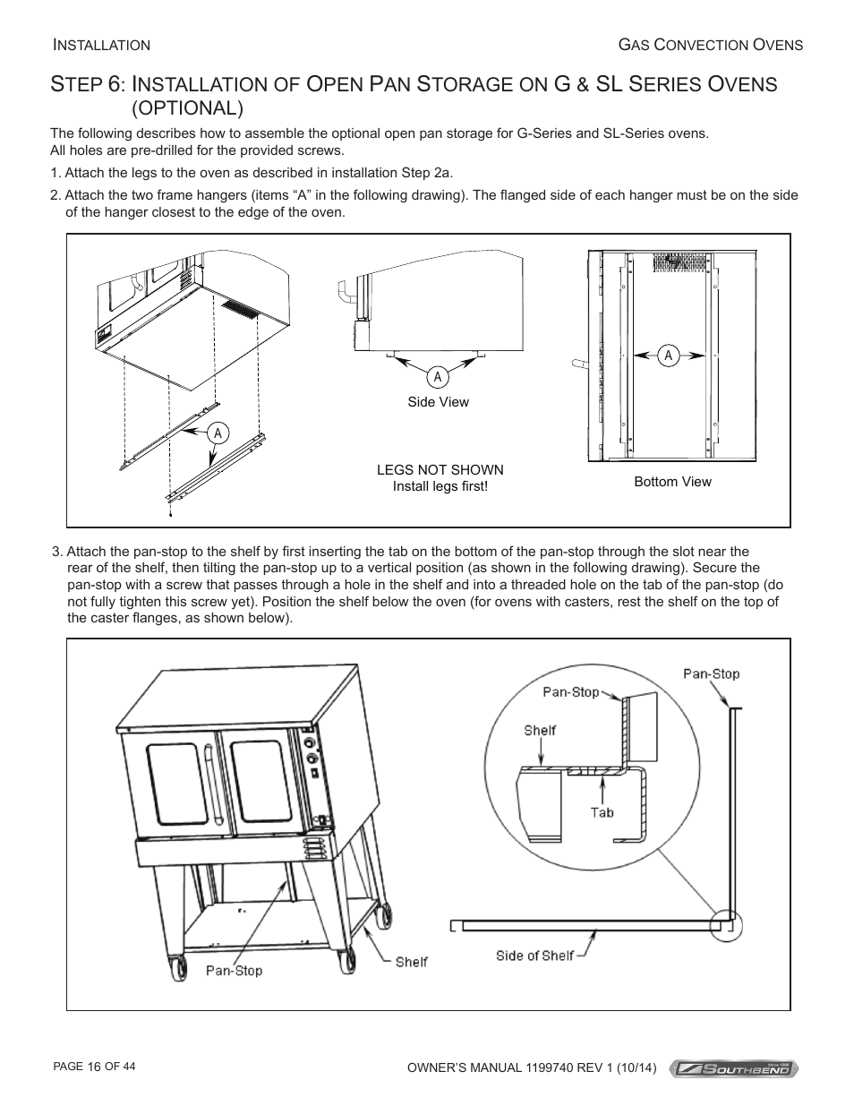 Sl s | Southbend SL-Series User Manual | Page 16 / 44