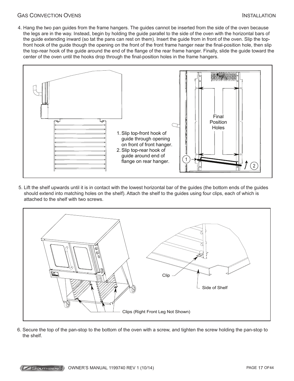 Southbend SL-Series User Manual | Page 17 / 44