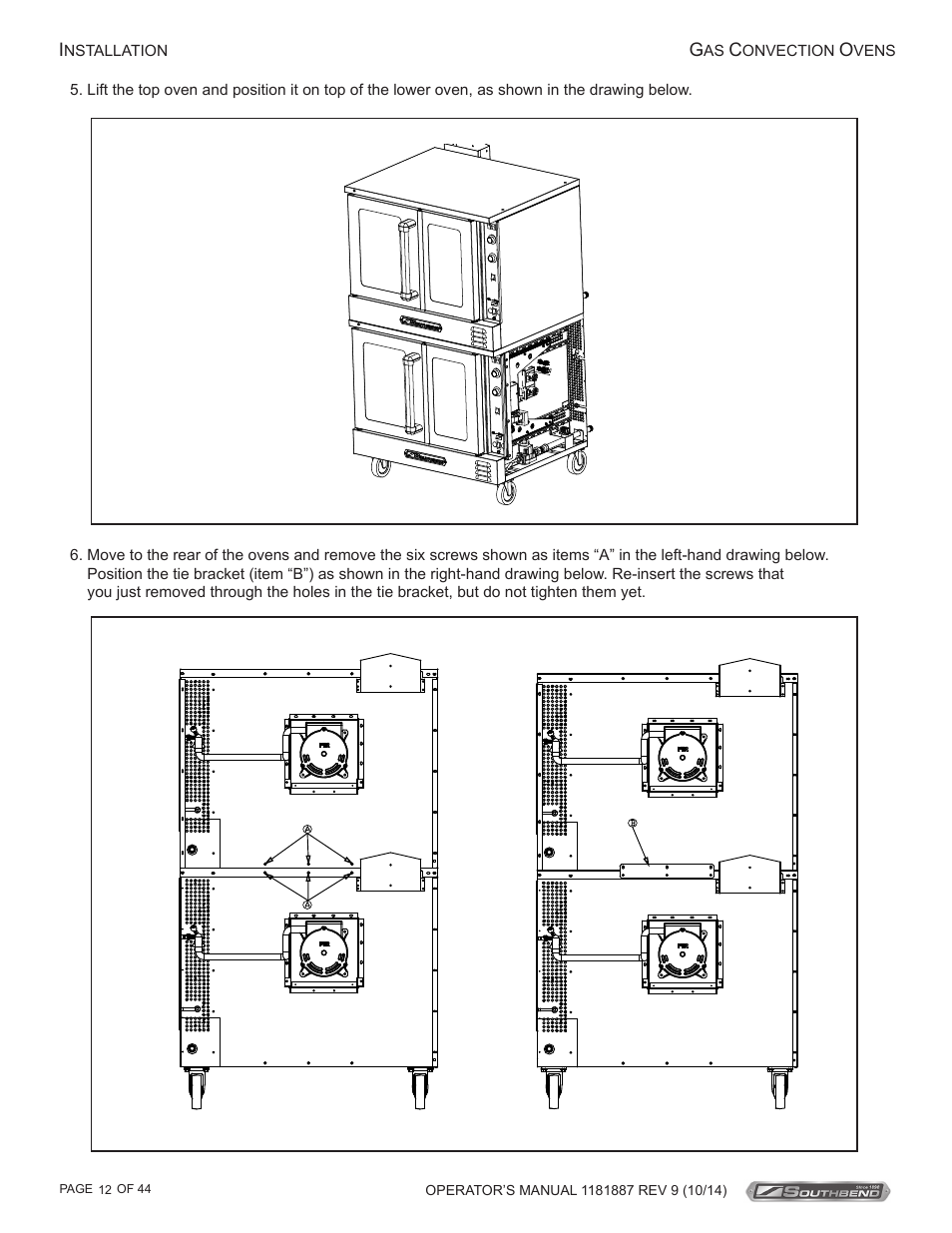 Southbend B-Series User Manual | Page 12 / 44