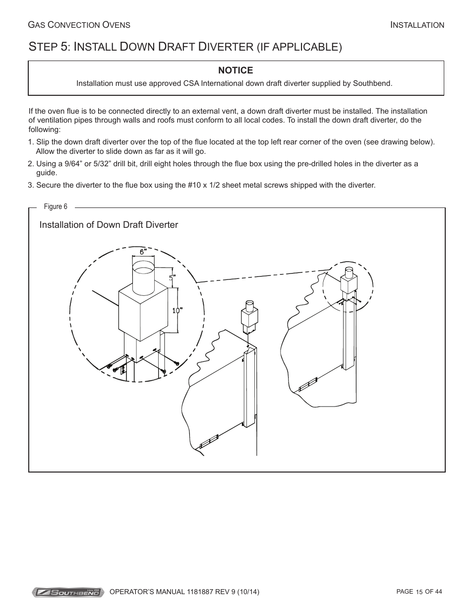Southbend B-Series User Manual | Page 15 / 44