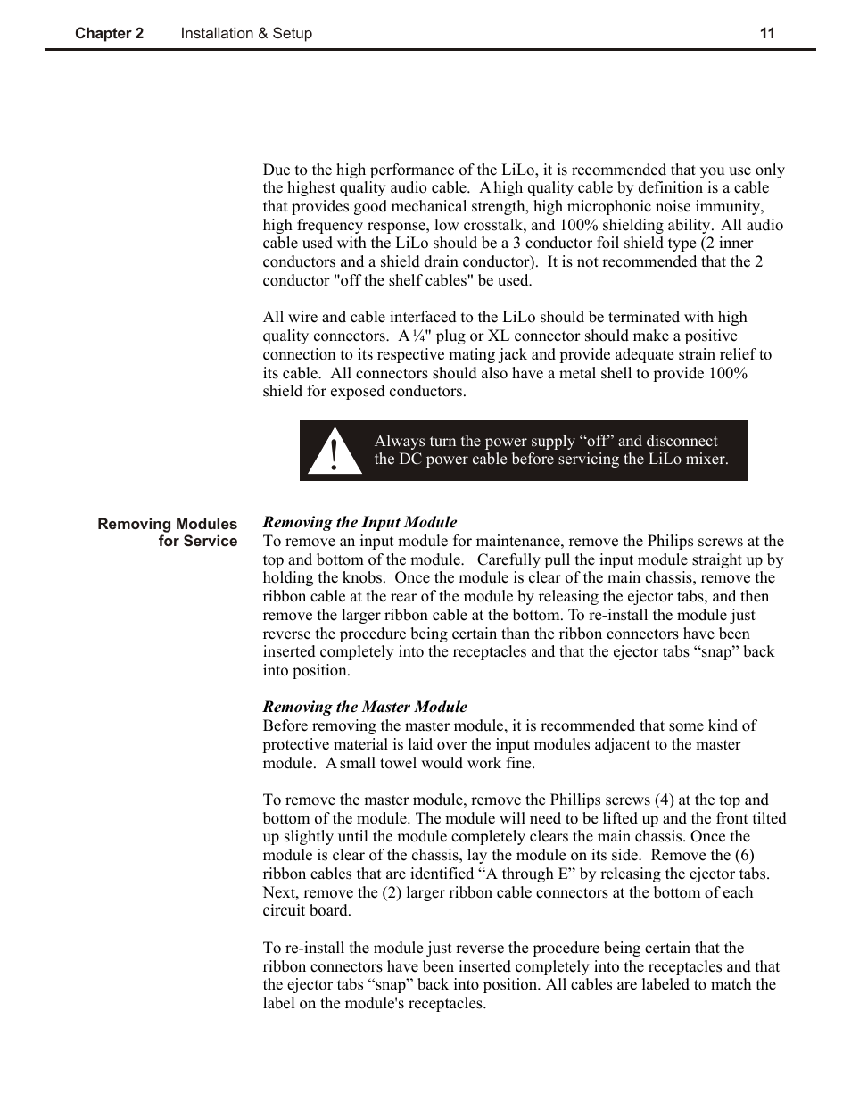 Ch 2 | Speck Electronics LiLo User Manual | Page 15 / 38