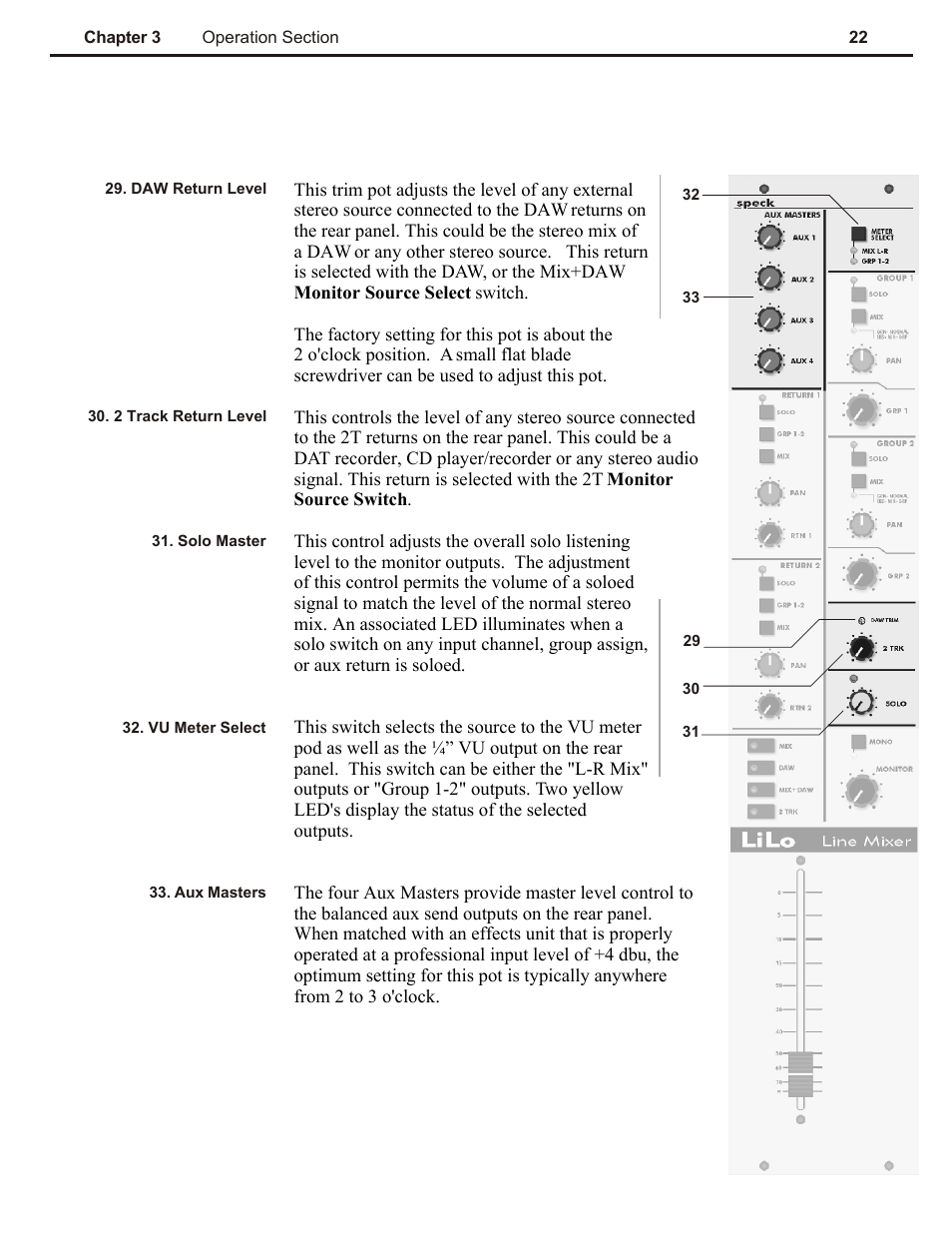 Ch 3 | Speck Electronics LiLo User Manual | Page 26 / 38