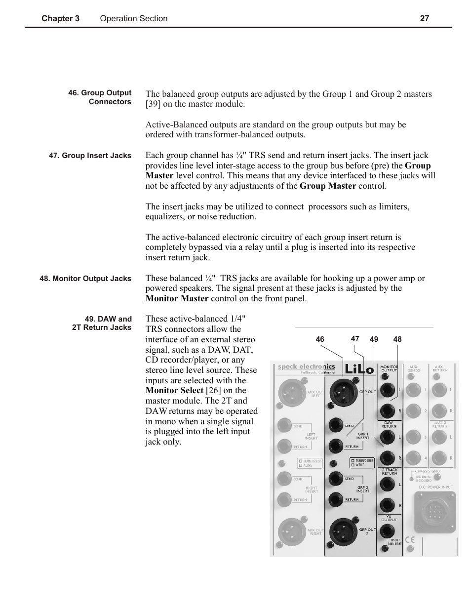 Ch 3 | Speck Electronics LiLo User Manual | Page 31 / 38