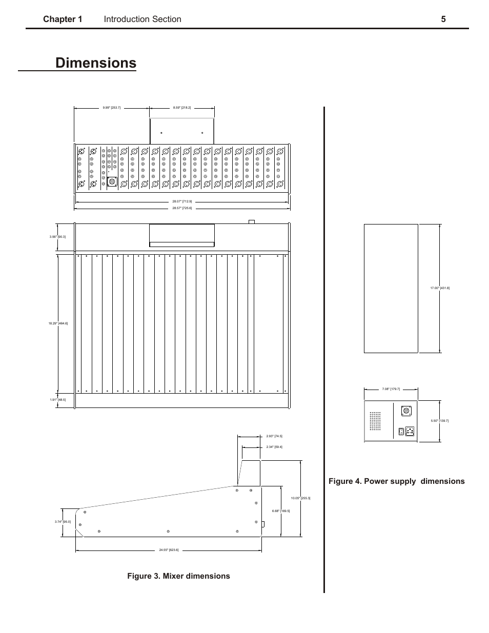 Ch 1, Dimensions | Speck Electronics LiLo User Manual | Page 9 / 38