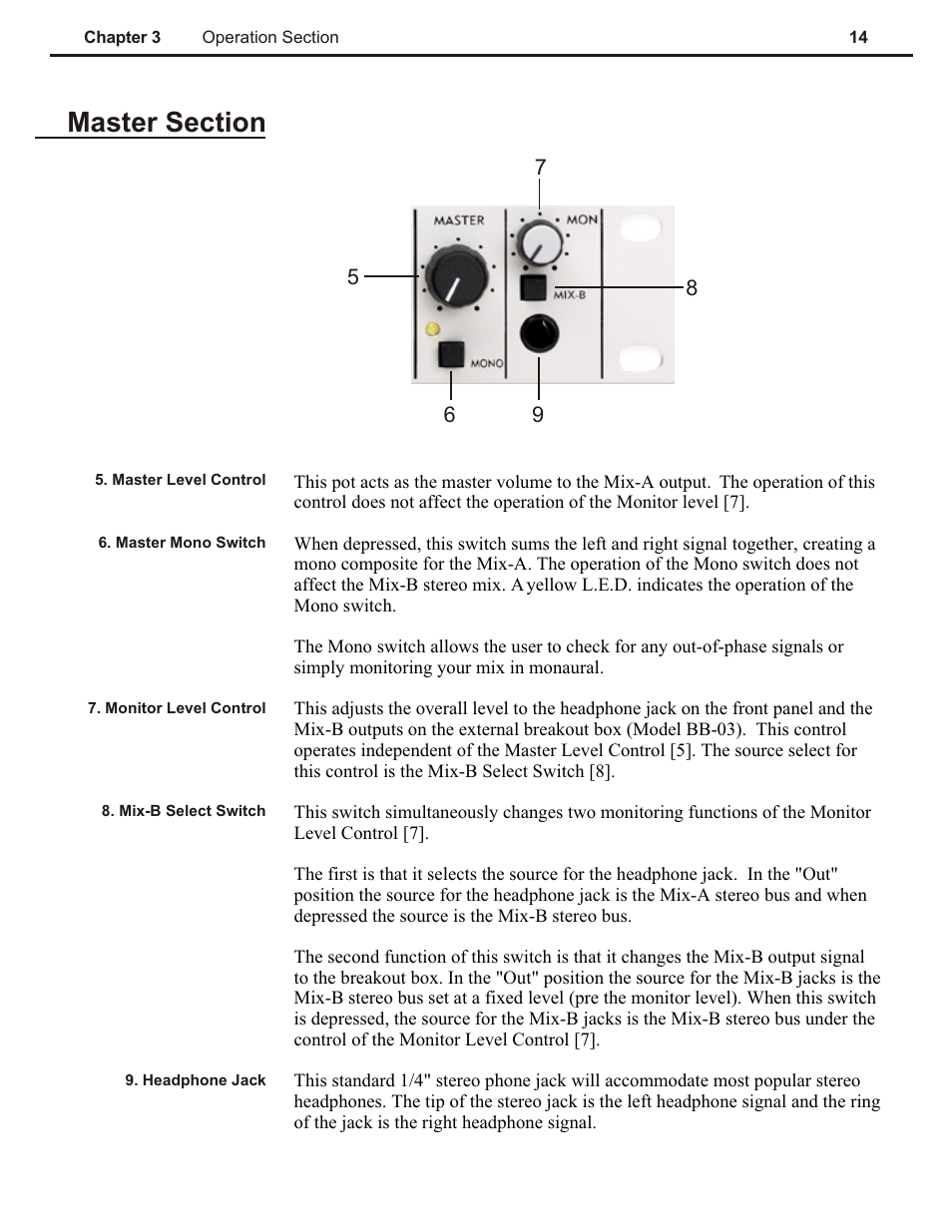 Ch 3 | Speck Electronics X.Sum User Manual | Page 18 / 26