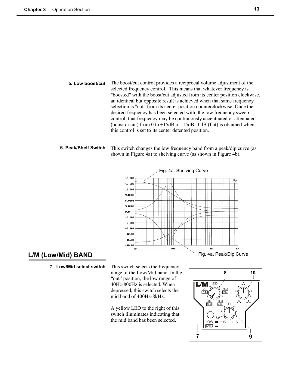 L/m (low/mid) band | Speck Electronics ASC User Manual | Page 17 / 27