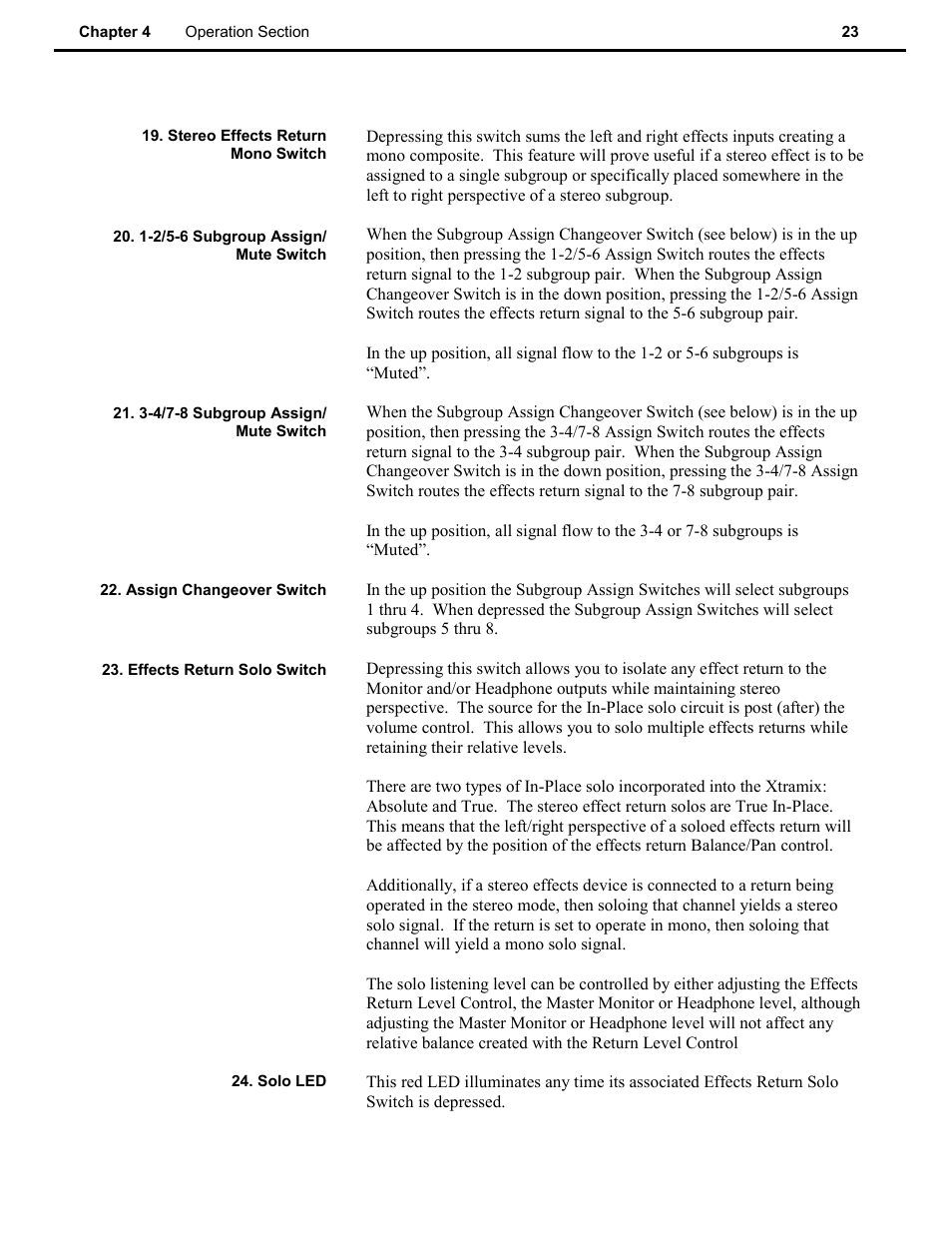 Speck Electronics Xtramix User Manual | Page 28 / 56