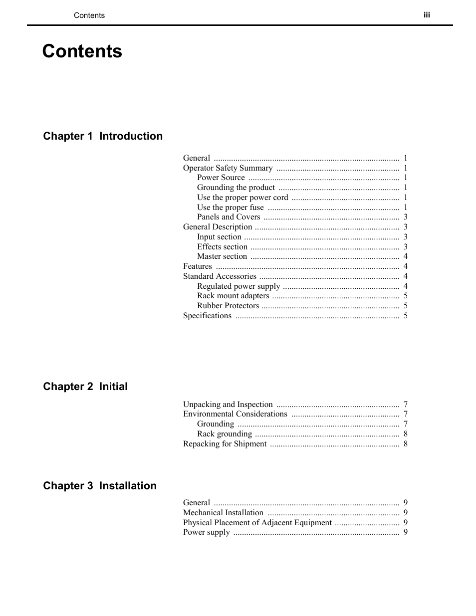 Speck Electronics Xtramix User Manual | Page 3 / 56
