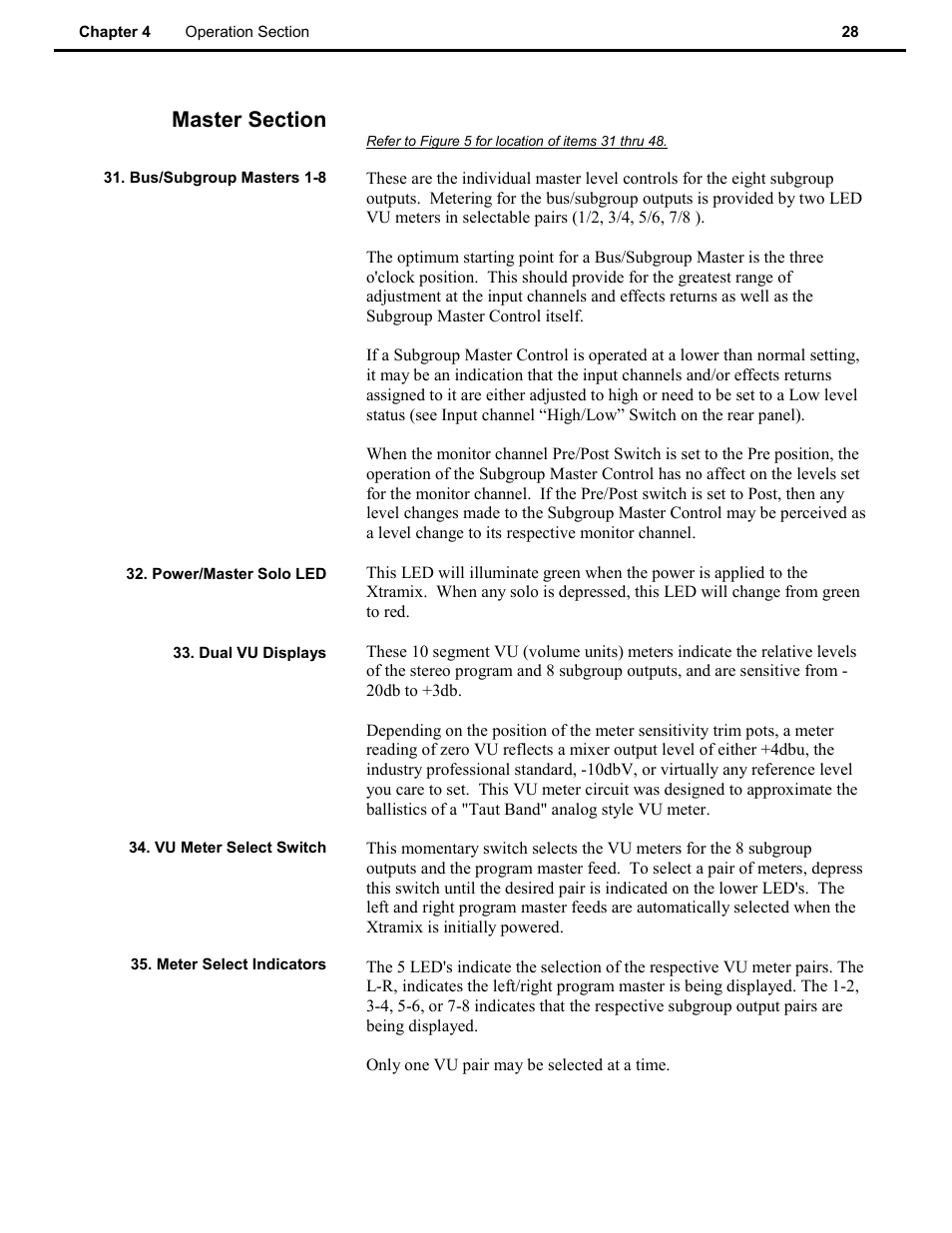 Speck Electronics Xtramix User Manual | Page 33 / 56