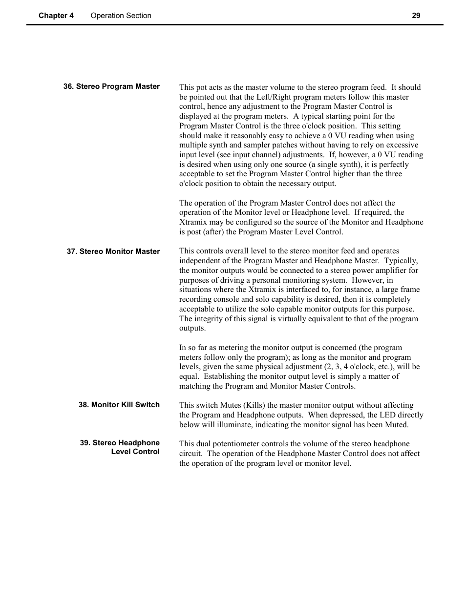 Speck Electronics Xtramix User Manual | Page 34 / 56