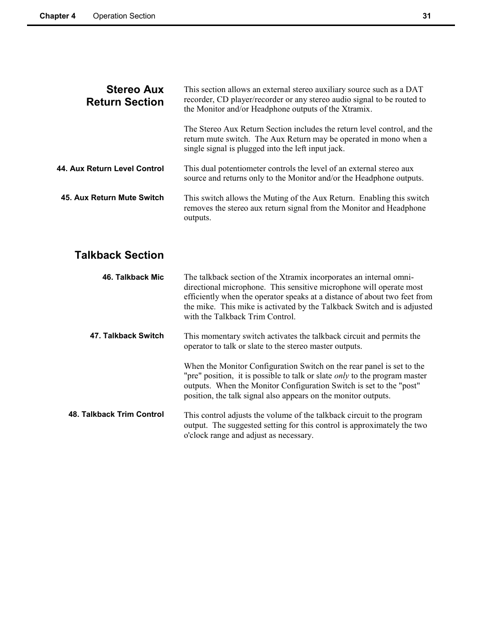 Speck Electronics Xtramix User Manual | Page 36 / 56