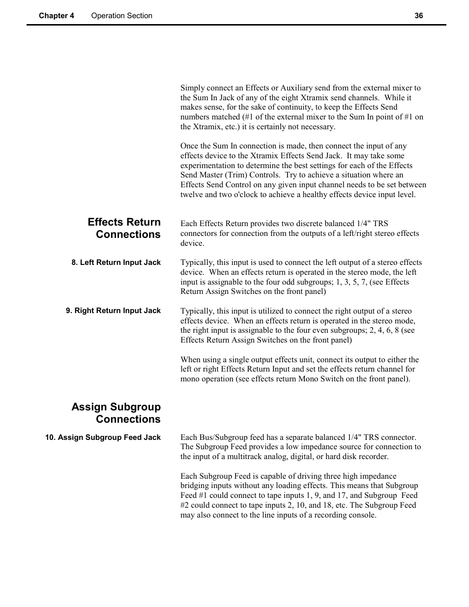 Speck Electronics Xtramix User Manual | Page 41 / 56