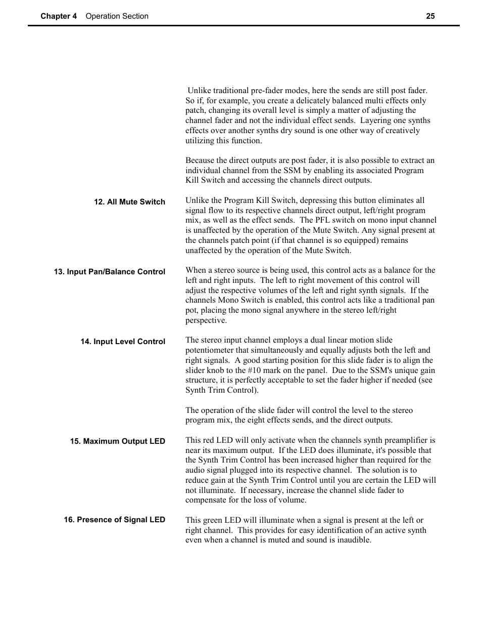 Speck Electronics SSM User Manual | Page 30 / 61
