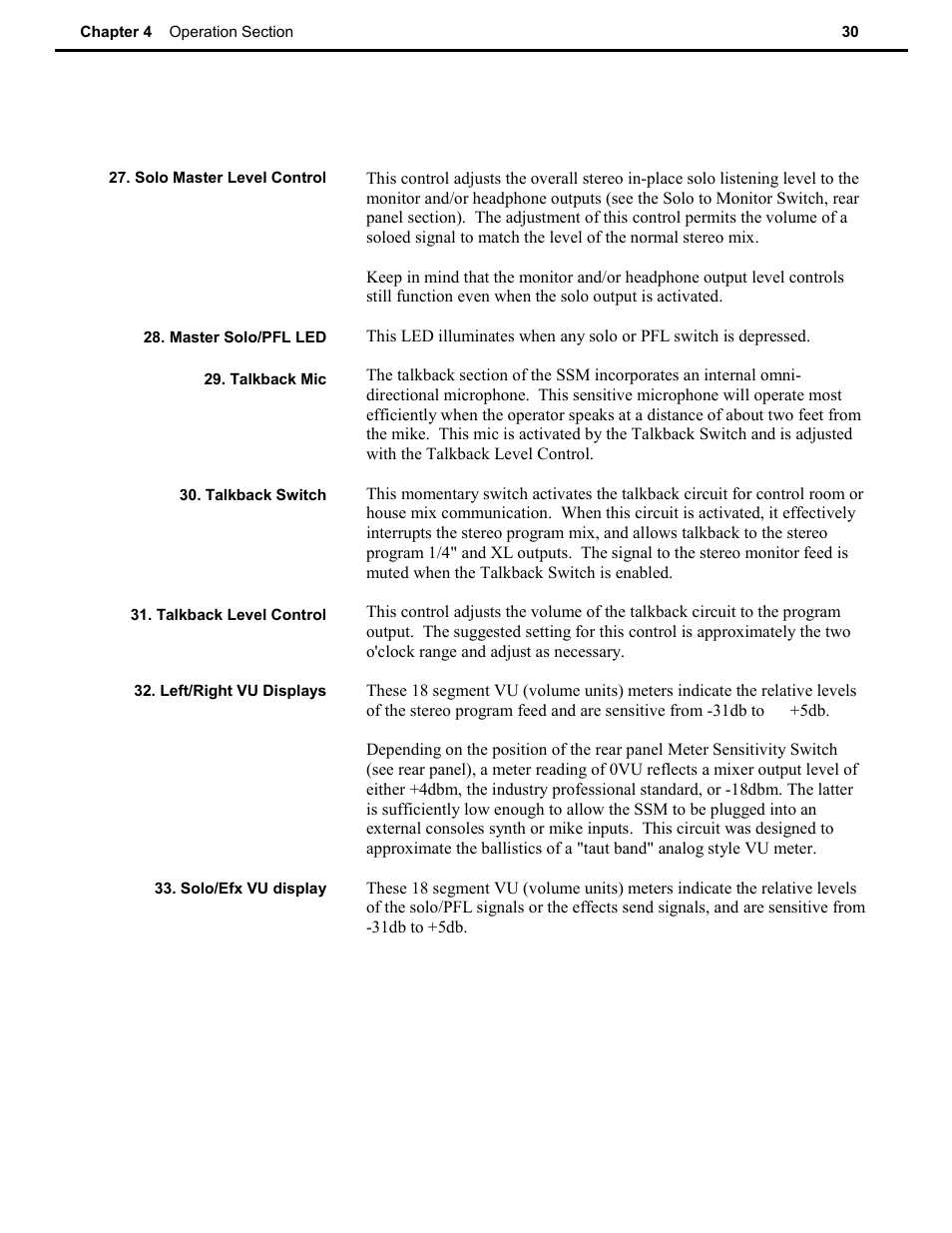 Speck Electronics SSM User Manual | Page 35 / 61