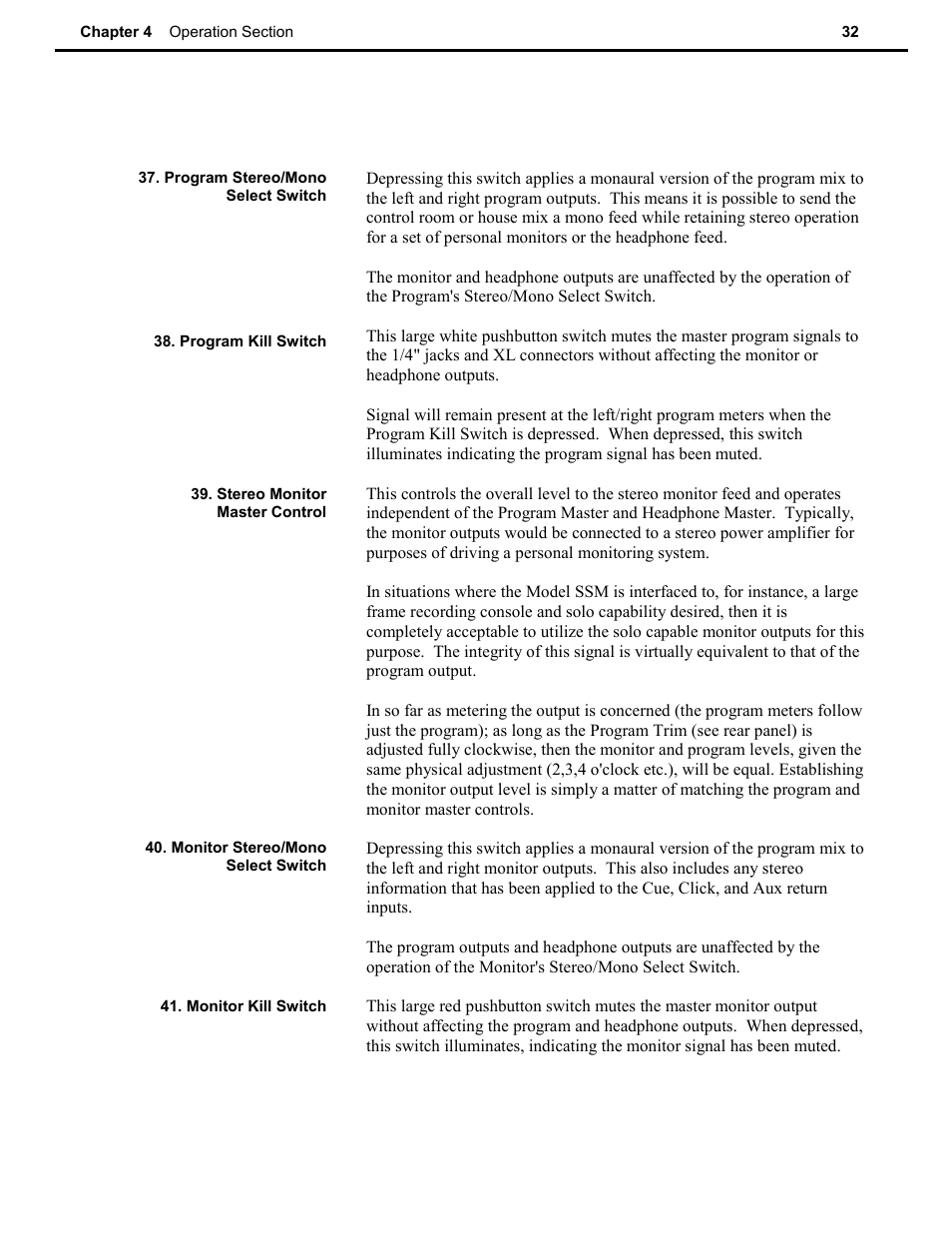 Speck Electronics SSM User Manual | Page 37 / 61
