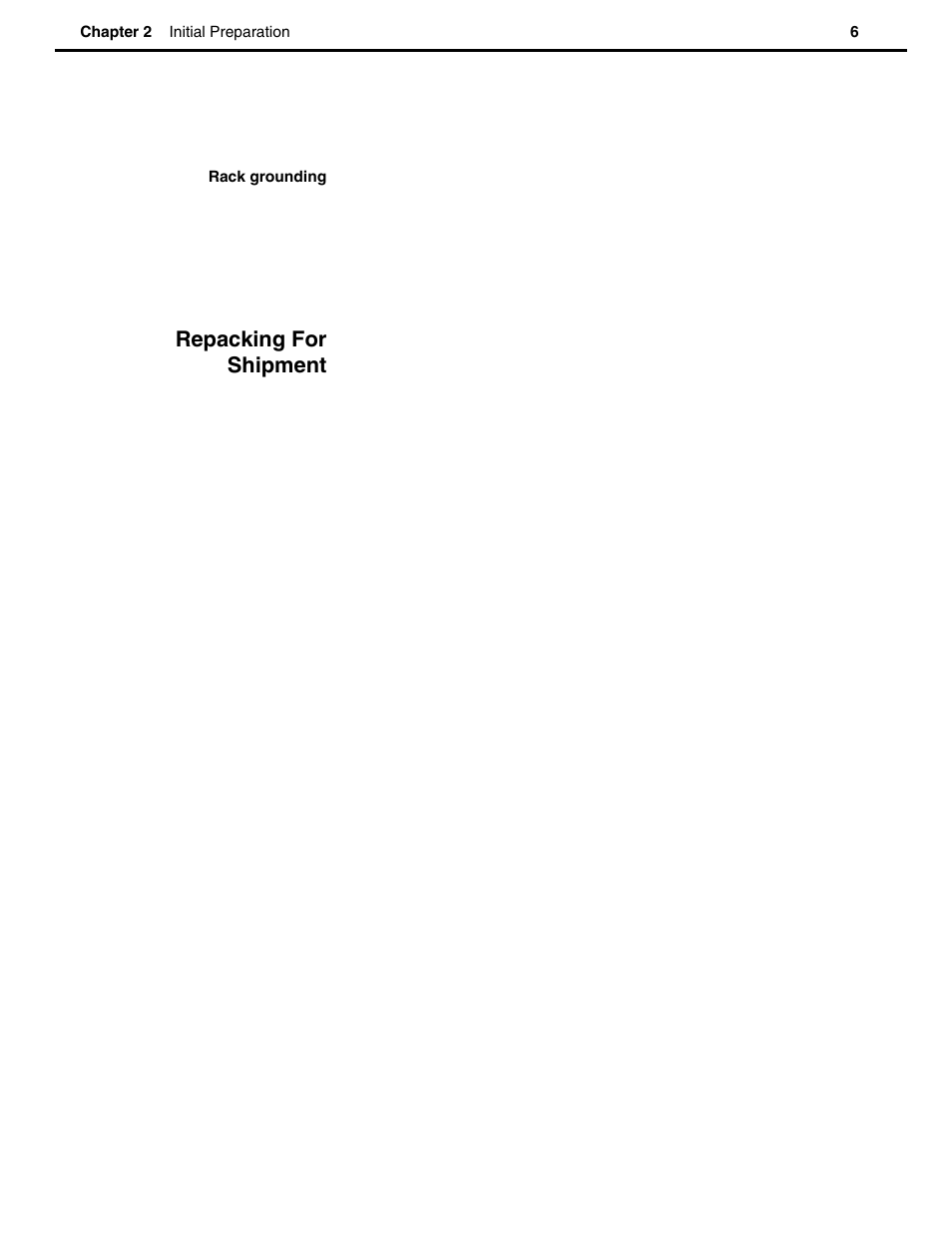Repacking for shipment | Speck Electronics EQ16 User Manual | Page 10 / 33