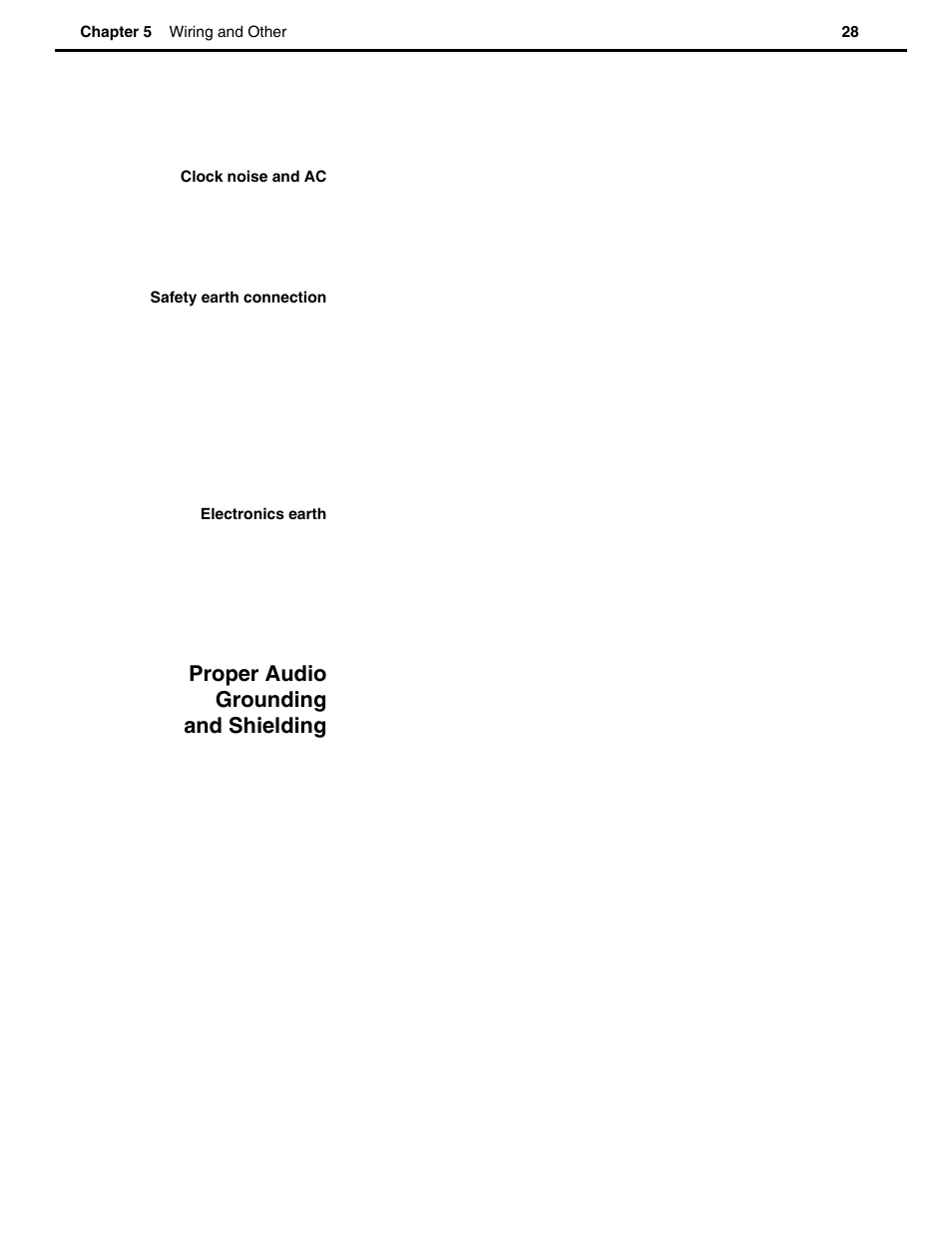 Proper audio grounding and shielding | Speck Electronics EQ16 User Manual | Page 32 / 33