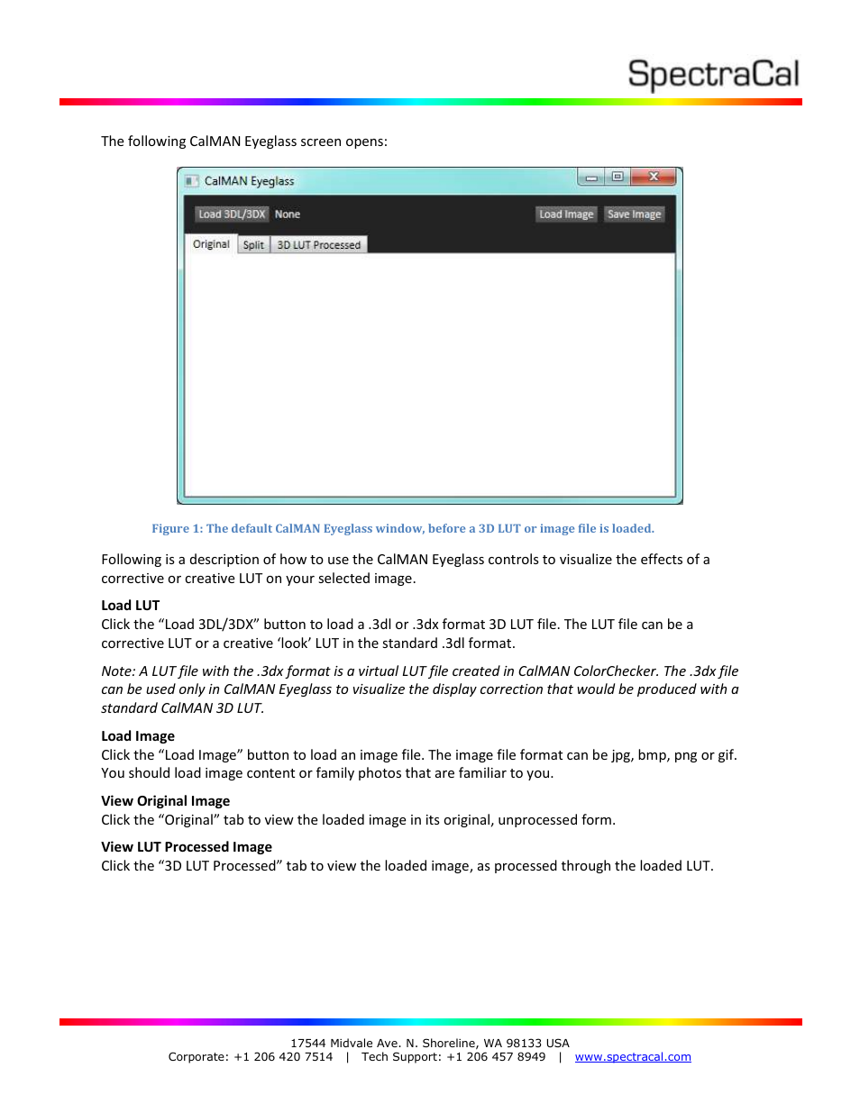 SpectraCal CalMAN Eyeglass User Manual | Page 2 / 3