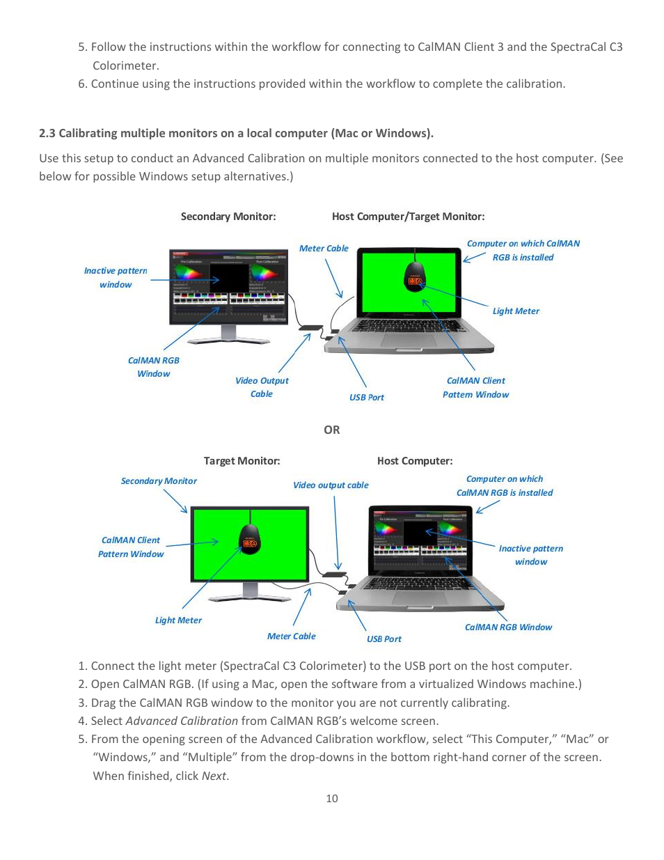 SpectraCal CalMAN RGB User Manual | Page 10 / 14