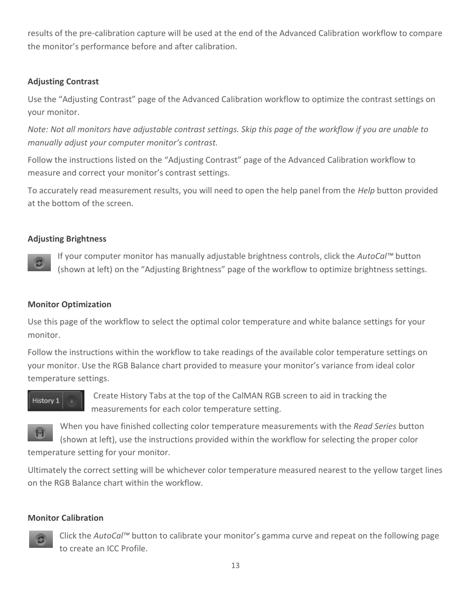 SpectraCal CalMAN RGB User Manual | Page 13 / 14
