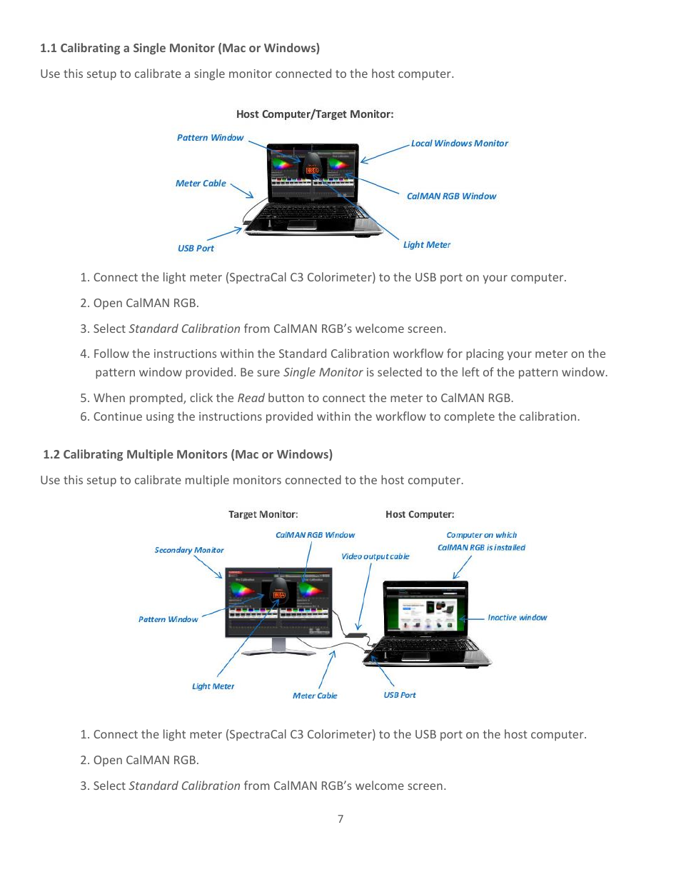 SpectraCal CalMAN RGB User Manual | Page 7 / 14