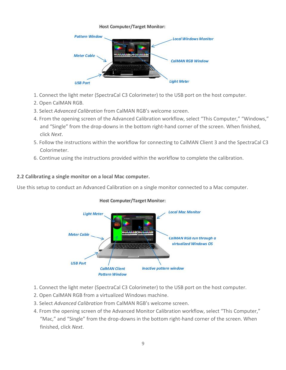 SpectraCal CalMAN RGB User Manual | Page 9 / 14