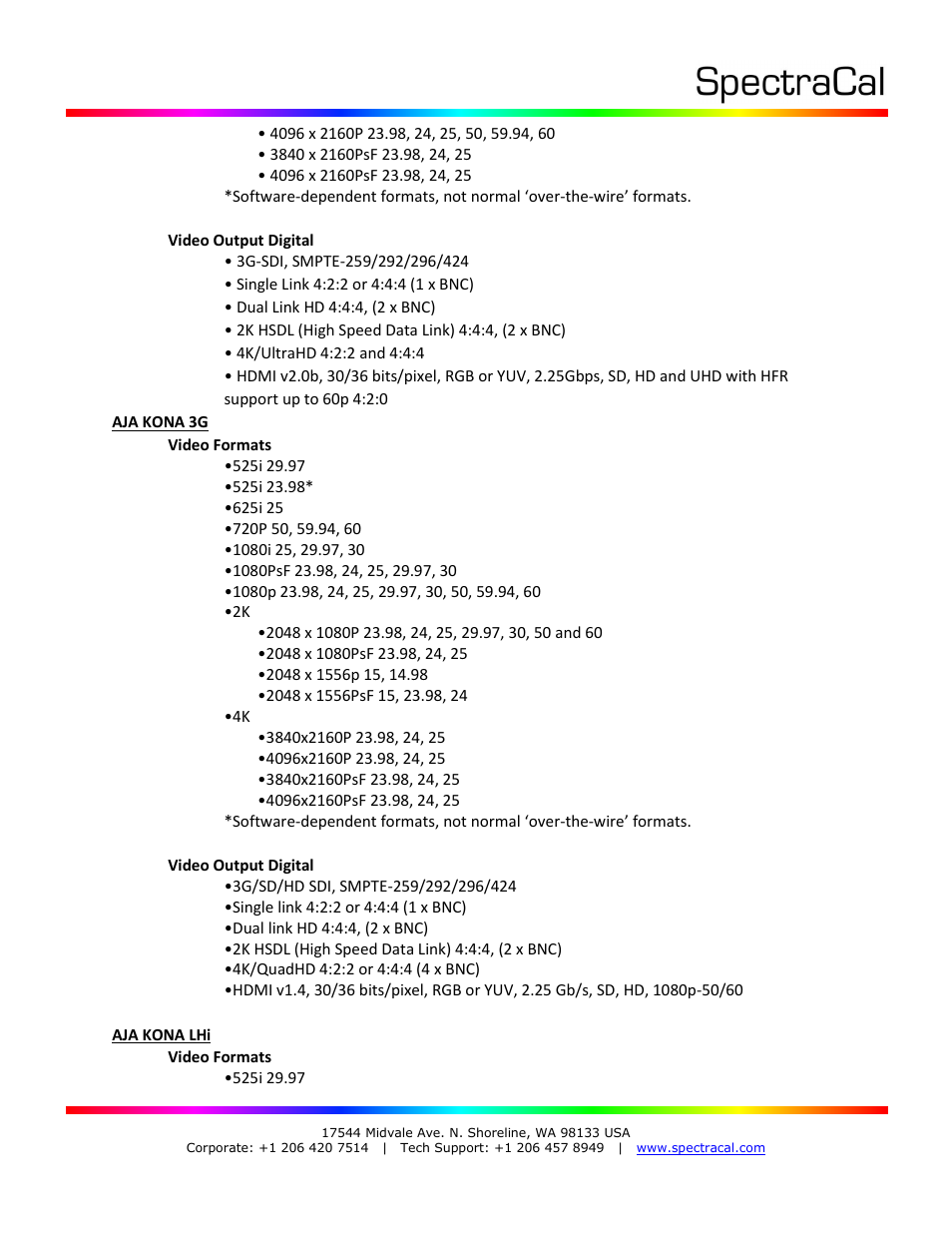 SpectraCal VirtualForge Software User Manual | Page 11 / 17